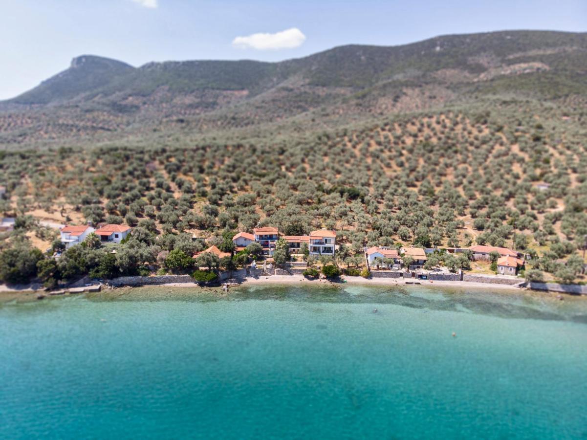Villas Nies Seaside Appartments Sourpi Bagian luar foto