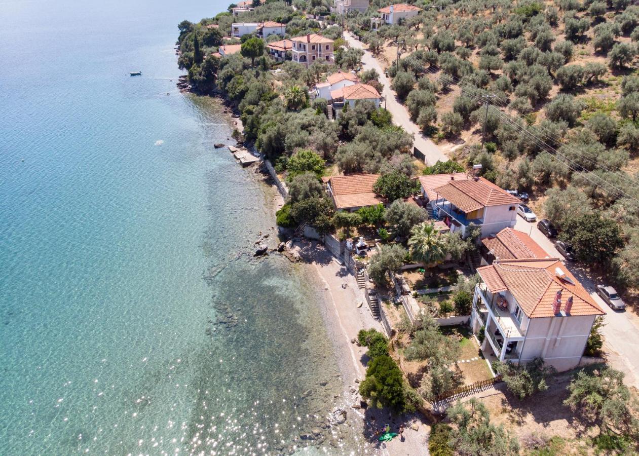 Villas Nies Seaside Appartments Sourpi Bagian luar foto