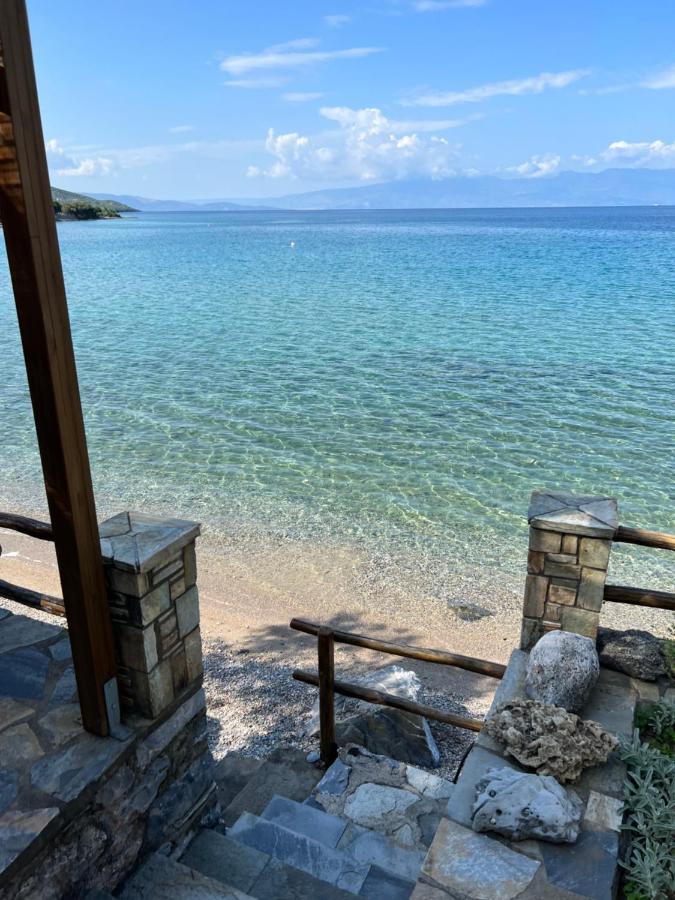 Villas Nies Seaside Appartments Sourpi Bagian luar foto