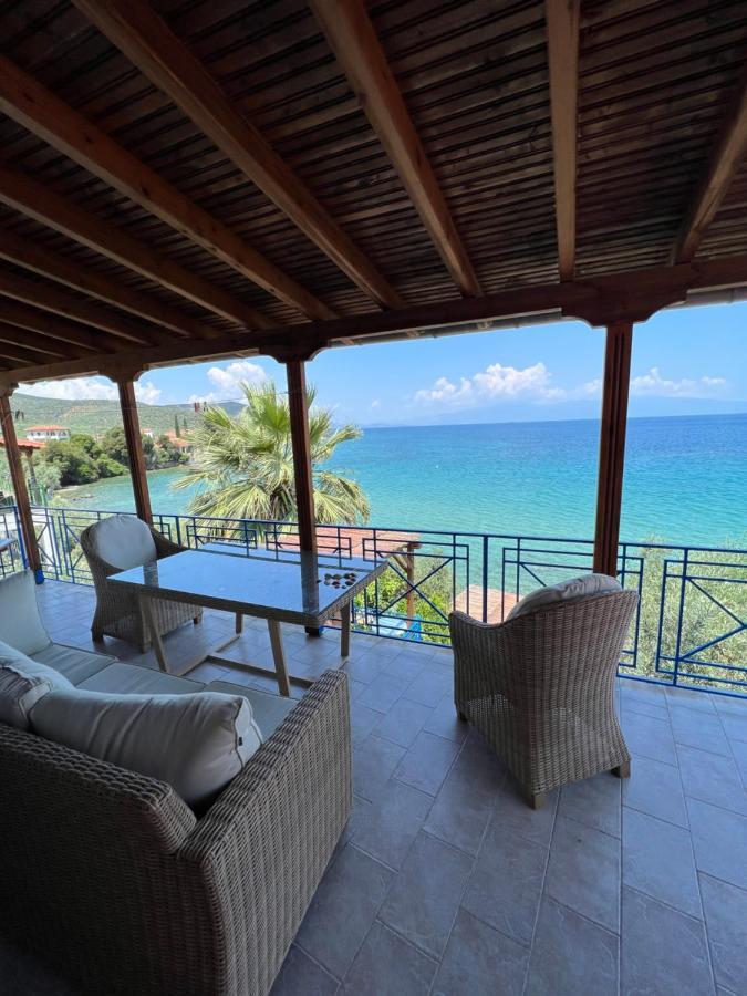 Villas Nies Seaside Appartments Sourpi Bagian luar foto