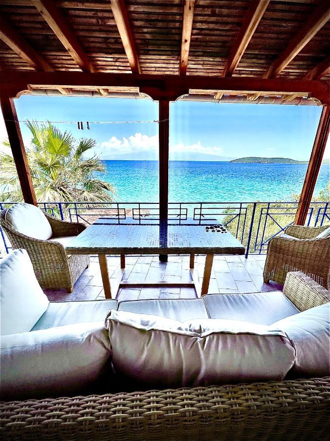 Villas Nies Seaside Appartments Sourpi Bagian luar foto