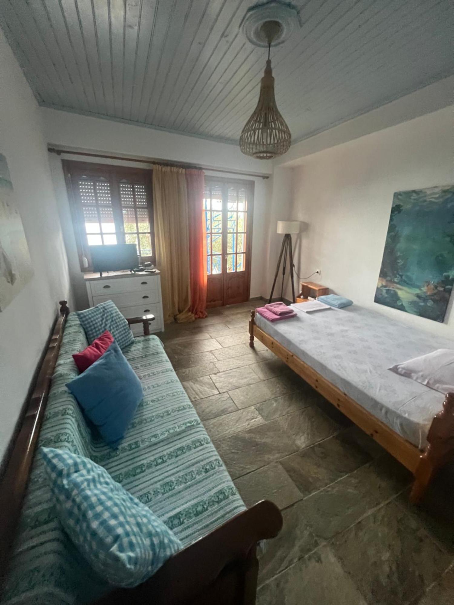Villas Nies Seaside Appartments Sourpi Bagian luar foto