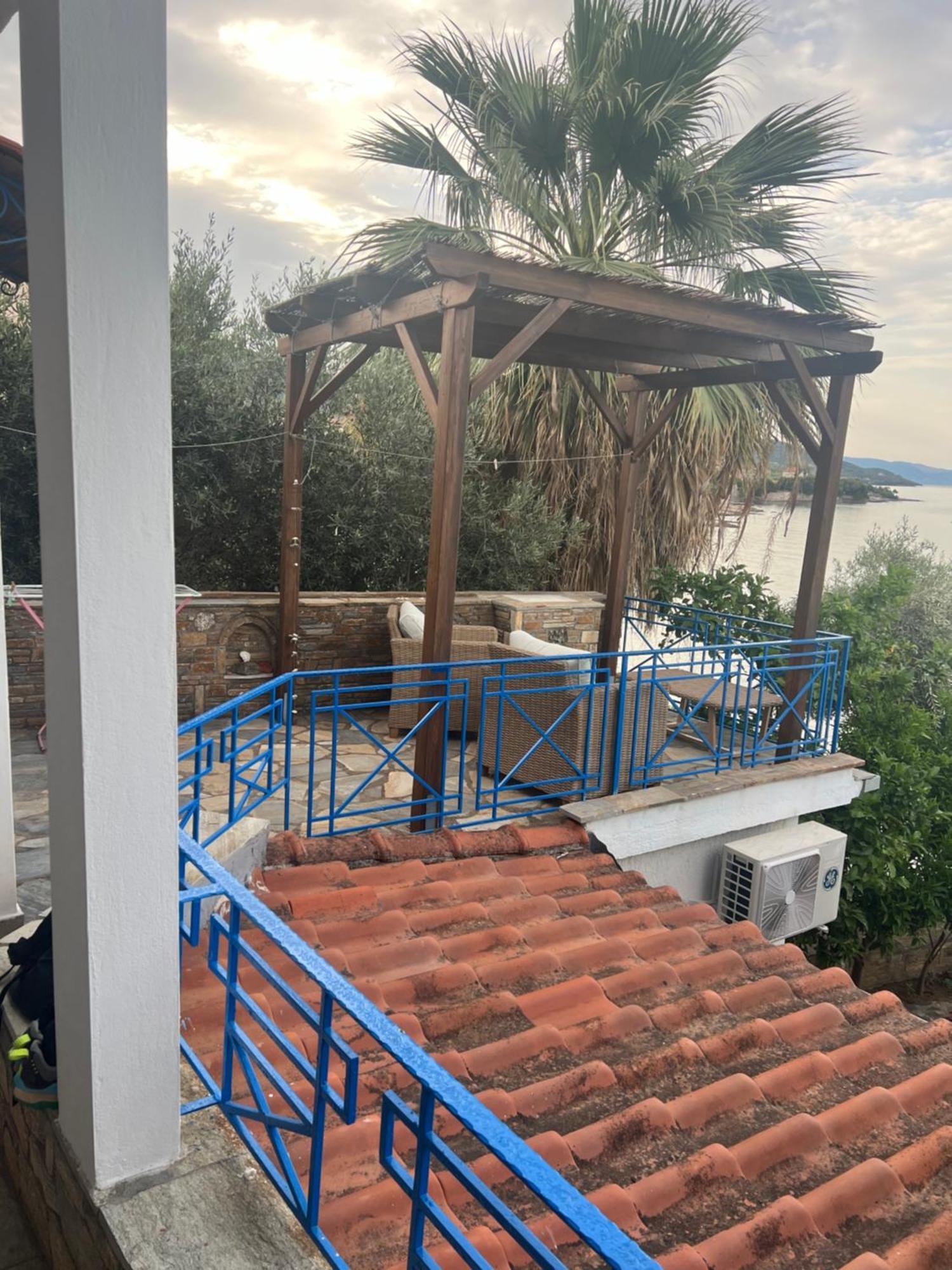 Villas Nies Seaside Appartments Sourpi Bagian luar foto