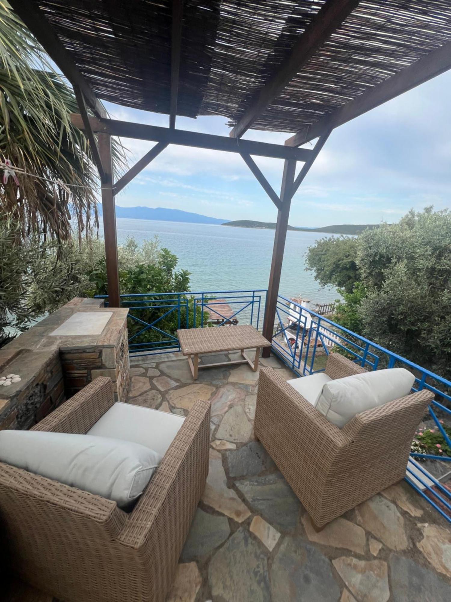 Villas Nies Seaside Appartments Sourpi Bagian luar foto