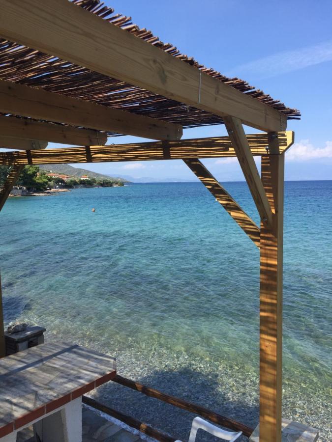 Villas Nies Seaside Appartments Sourpi Bagian luar foto